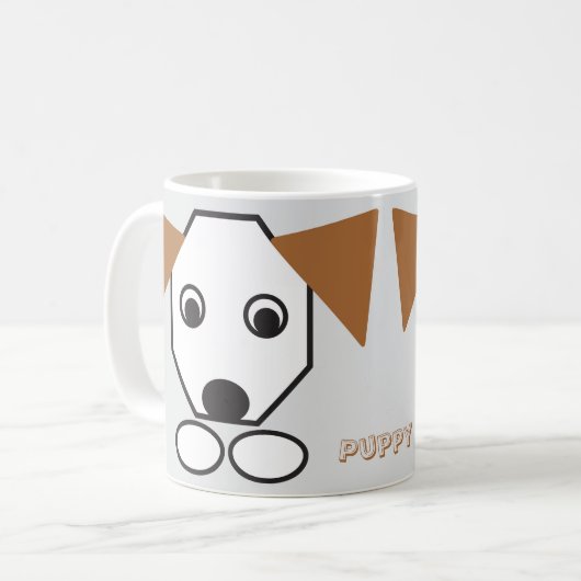 Taza Puppy 2 Kaffeetasse (Vorderseite Links)