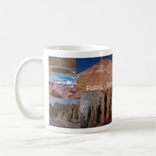 Taza recuerdo Bolivien aus Potosí Kaffeetasse