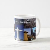 Taza recuerdo von Cochabamba Bolivien Kaffeetasse (VorderseiteRechts)