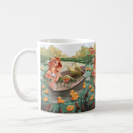 Taza Sirena. Amo ser sirena Kaffeetasse (Links)