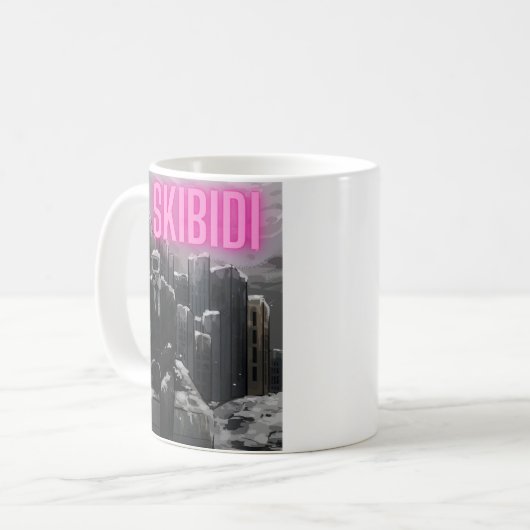 taza skibidi kaffeetasse (Vorderseite Links)