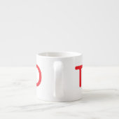 Taza TE AMO Espressotasse (Rückseite)
