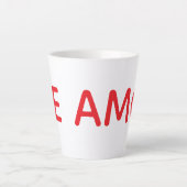 Taza TE AMO Milchtasse (Vorderseite)