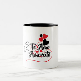 Taza te Amo Zweifarbige Tasse