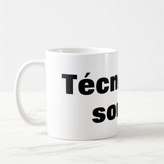 Taza técnico en sonido kaffeetasse (Links)