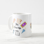 Taza "the best life ever" kaffeetasse (Vorderseite Links)