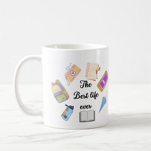 Taza "the best life ever" kaffeetasse (Links)