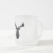 Taza venado negro mattglastasse (VorderseiteRechts)