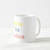 Taza Viva la salsa Kaffeetasse (VorderseiteRechts)