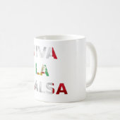 Taza Viva la salsa Perú Kaffeetasse (VorderseiteRechts)