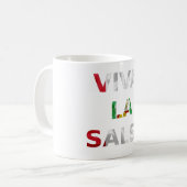 Taza Viva la salsa Perú Kaffeetasse (Vorderseite Links)