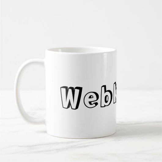 Taza WebMaster Kaffeetasse (Links)