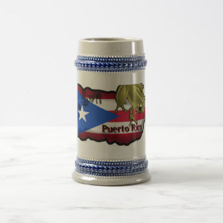 Taza Yo Sojabohnenöl Puerto Rico Bierglas