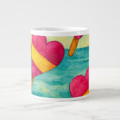 Tazas de café helados en la playa Jumbo-Tasse (Vorderseite)