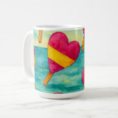 Tazas de café helados en la playa  kaffeetasse (Vorderseite Links)