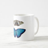 Tazas de dos Mariposas Hermosas Kaffeetasse (VorderseiteRechts)
