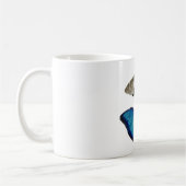 Tazas de dos Mariposas Hermosas Kaffeetasse (Links)