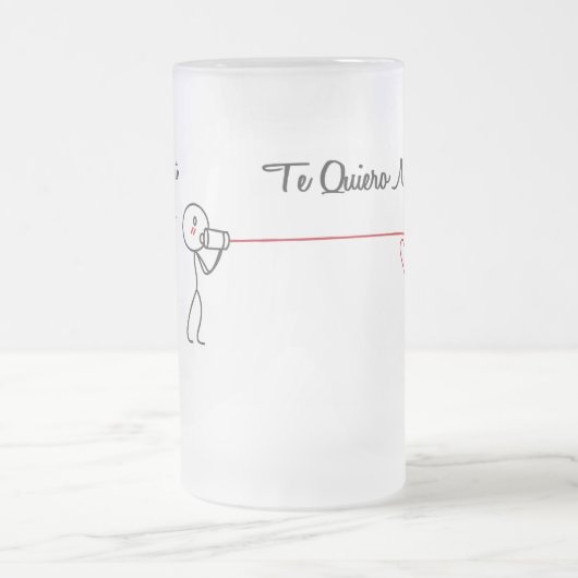 Tazas Mattglas Bierglas (Mittel)