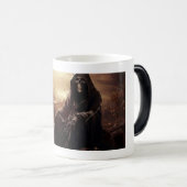 Tazas, santa muerte, la niña, esotérico, mug verwandlungstasse (VorderseiteRechts)