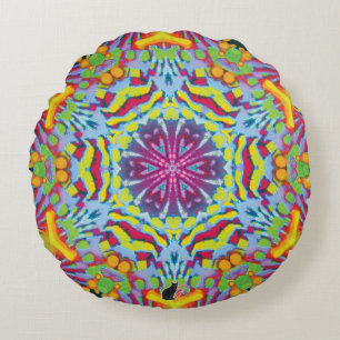 Tazmania Kaleidoskop Rundes Kissen