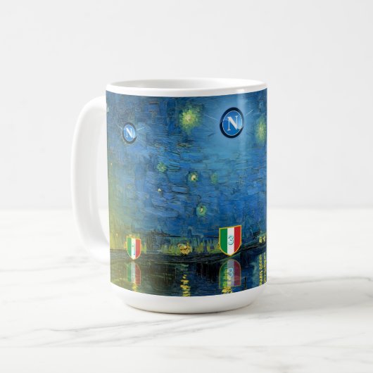 Tazza da latte comemorativa scudeta Napoli Kaffeetasse (Vorderseite Links)