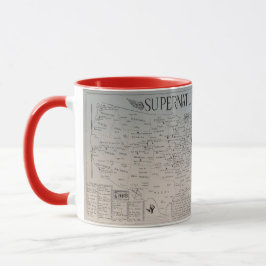 Tazza Fan Art di Supernatural disegnata Tasse
