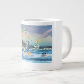 Tazza-Gedenkstätte Napoli 2023 Jumbo-Tasse (Vorderseite Rechts)