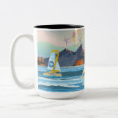 Tazza-Gedenkstätte Napoli 2023 Zweifarbige Tasse (Links)