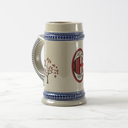 Tazza Milan calcio Bierglas (Vorderseite Links)