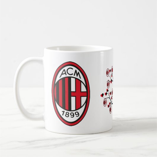 Tazza Milan calcio Kaffeetasse (Links)