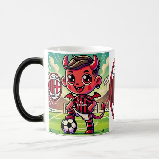 Tazza Milan calcio Verwandlungstasse (Links)