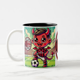 Tazza Milan calcio Zweifarbige Tasse