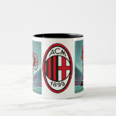 Tazza Milan calcio Zweifarbige Tasse (Mittel)