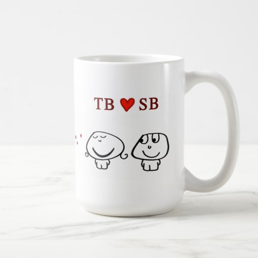 "TB-Herz SB " Kaffeetasse (Rechts)