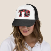 "TB"-Monogramm Truckerkappe (Beispiel)