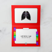 TB oder nicht TB Grußkarte Karte (Innenseite)