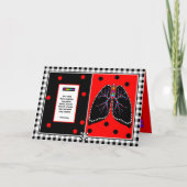 TB oder nicht TB Grußkarte Karte (Vorderseite)