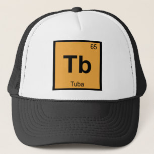 Tb - Tuba Music Chemistry Periodisches Table Symbo Truckerkappe