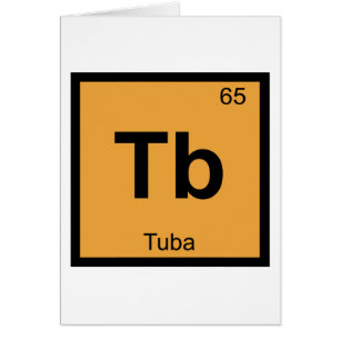 TB - Tuba-Musik-Chemie-Periodensystem-Symbol