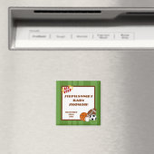 {TBA} 2"x2" All Star Green Gastgeschenk Magnet (In Situ (Geschirrspüler))