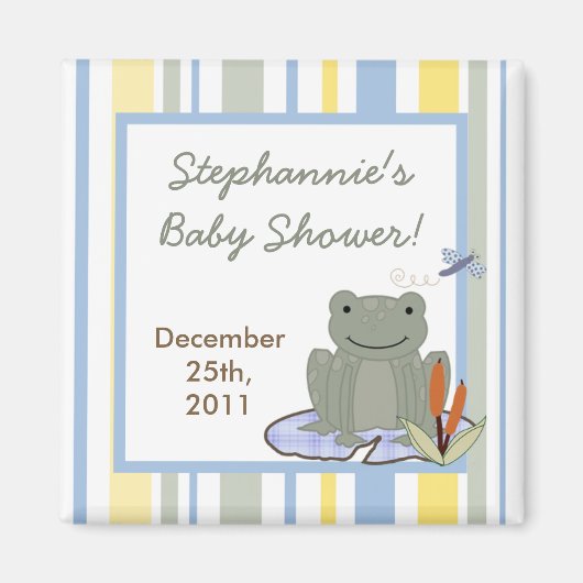 {TBA} 2"x2" Leap Frosch Turtle Gastgeschenk Magnet (Vorne)