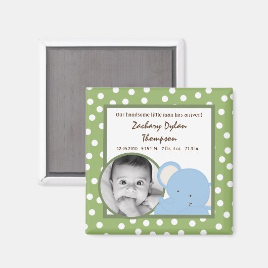 {TBA} 2"x2"Safari Adventure Announcement Magnet (Vorderseite/Rückseite)