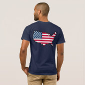 TBA AWARD WINNER American Map T-Shirt (Schwarz voll)