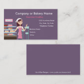 {TBA} Bäckerei-/der Konditorei-#2 Visitenkarte (Vorne/Hinten)