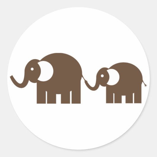 {TBA} Brown Elephants Stickers (Vorderseite)