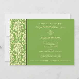 {TBA} Classic Baroque Brautparty Invite (Limon) Einladung