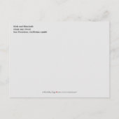 {TBA} Damaskus 2-Foto Rot-Schwarz-Weiß Save the Da Ankündigungspostkarte (Rückseite)