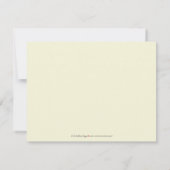 {TBA} Einfach elegante 4,25x5,5"-Antwortkarte RSVP Karte (Rückseite)