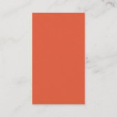 {TBA} Einfache Monogramm-Designer Visitenkarte (Rückseite)