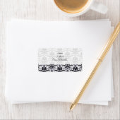 - TBA - Elegant Damask Adressaufkleber (Insitu)